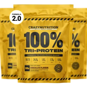Crazy Nutrition 100% Tri Protein